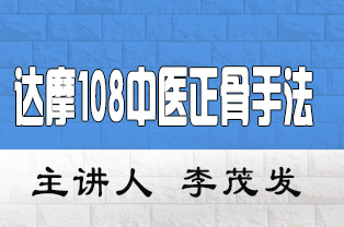 李茂发现代达摩中医手法治疗相关疾病高级研修班